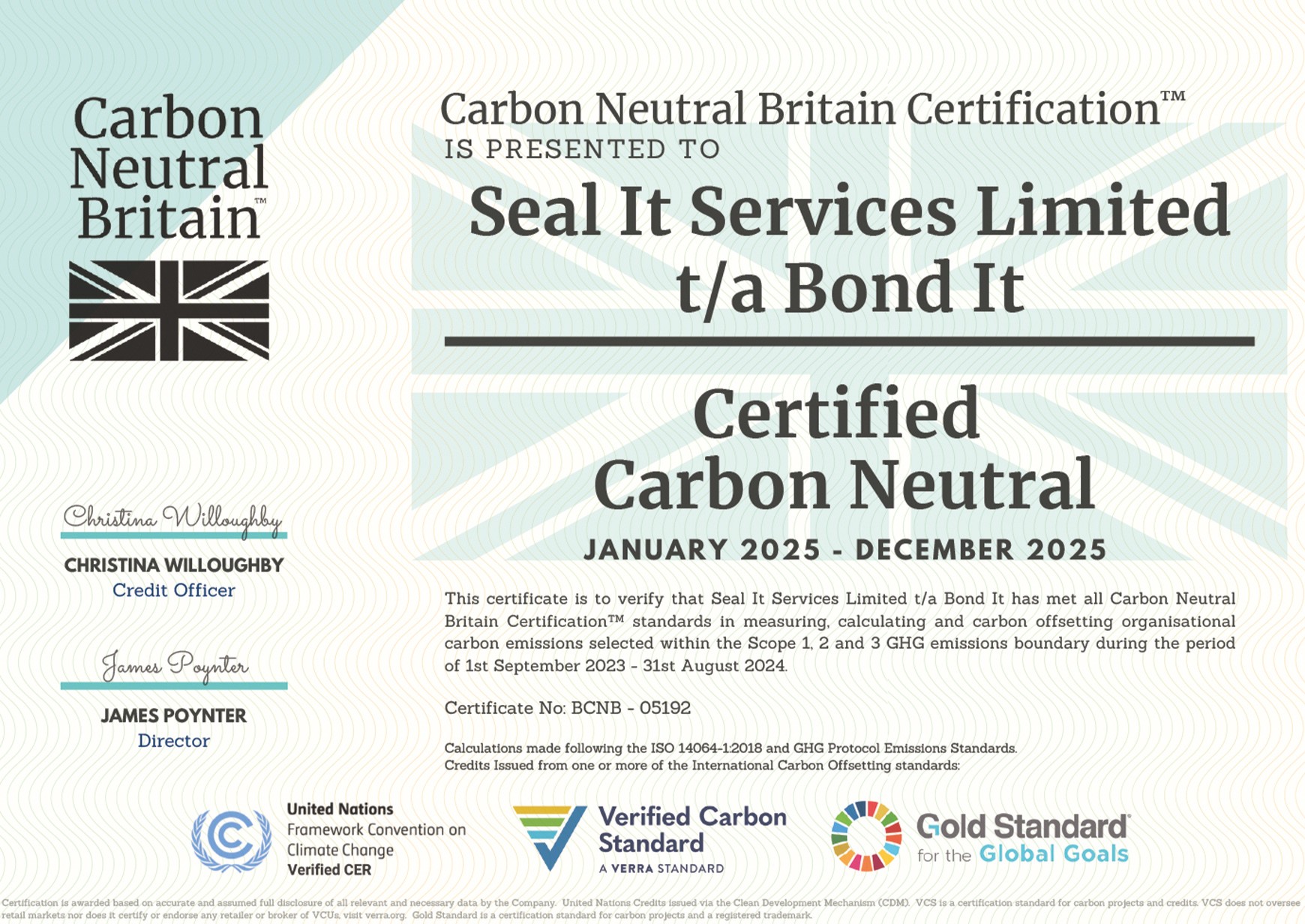 Bond It has achieved a major milestone in its drive for increased sustainability by becoming officially and independently certified as carbon neutral.