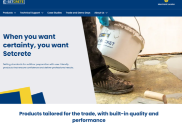 New Setcrete website “simplifies product selection”