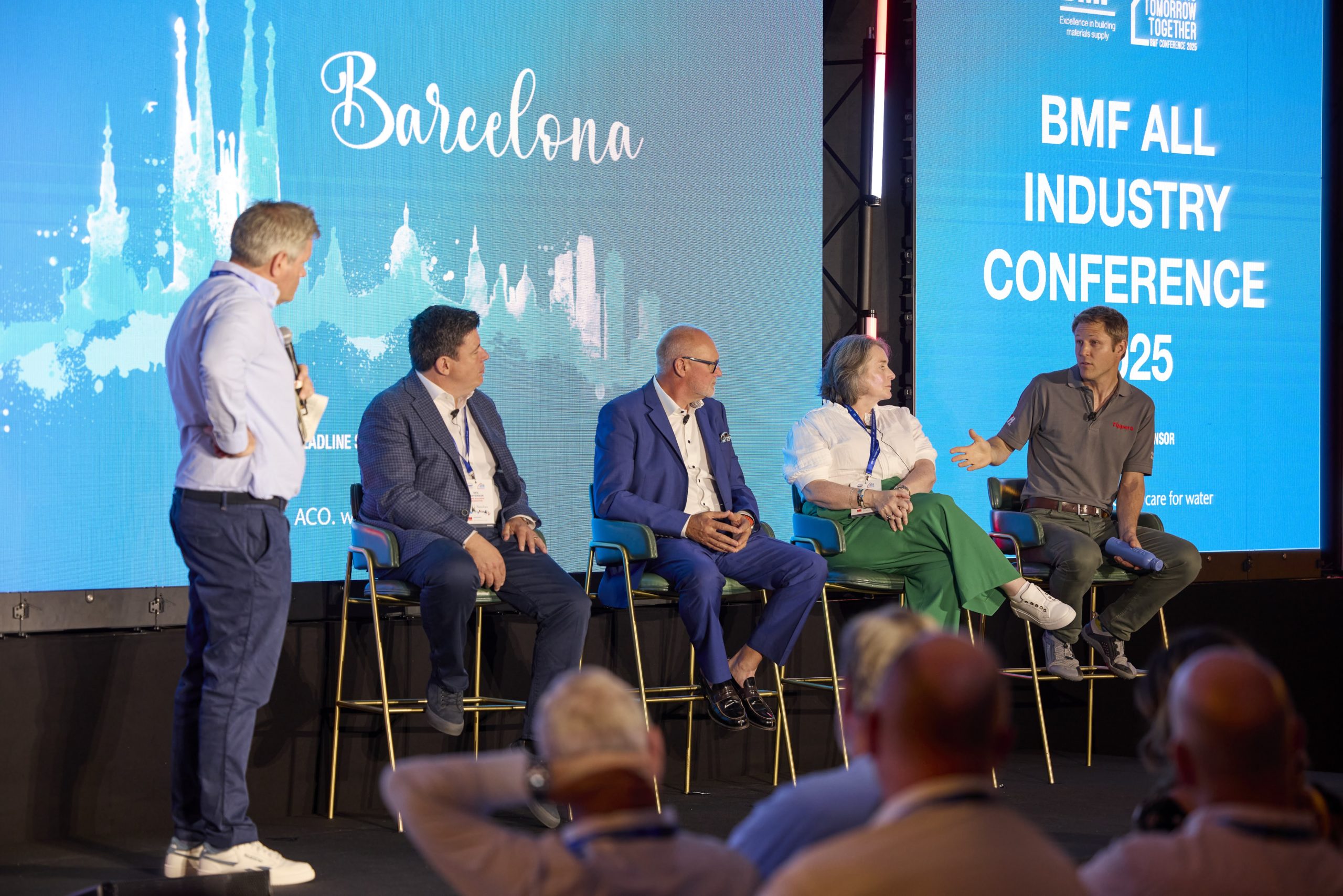 Delegates to this year’s BMF Conference created a positive and energetic vibe in the Catalan capital of Barcelona as they united to discuss change and transformation in the building materials sector.