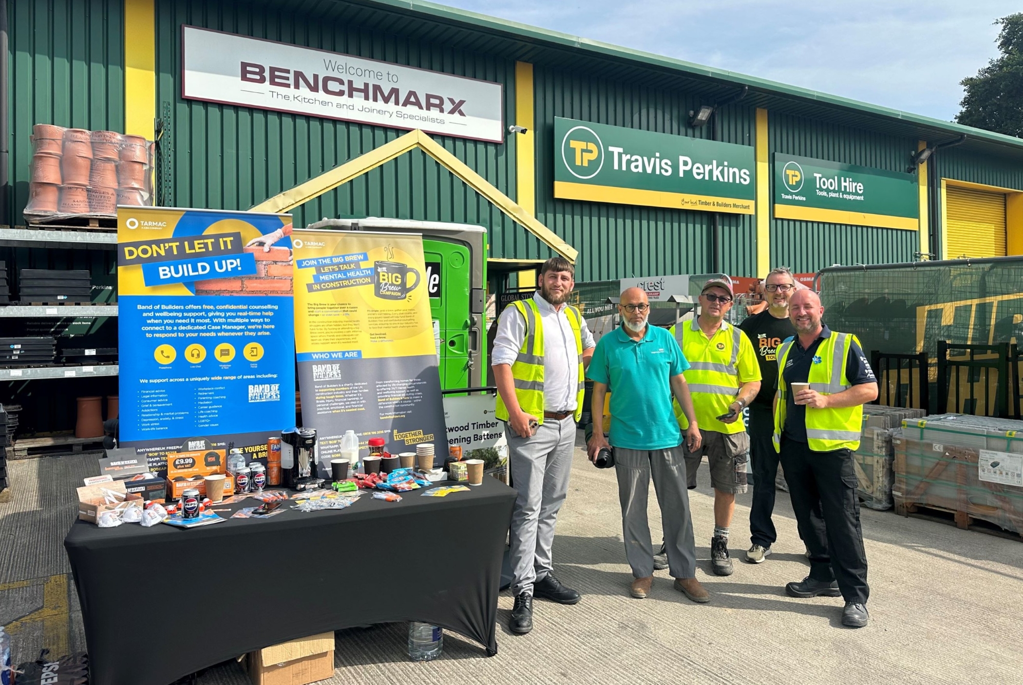 The Big Brew Tour: Supporting mental health across UK construction
