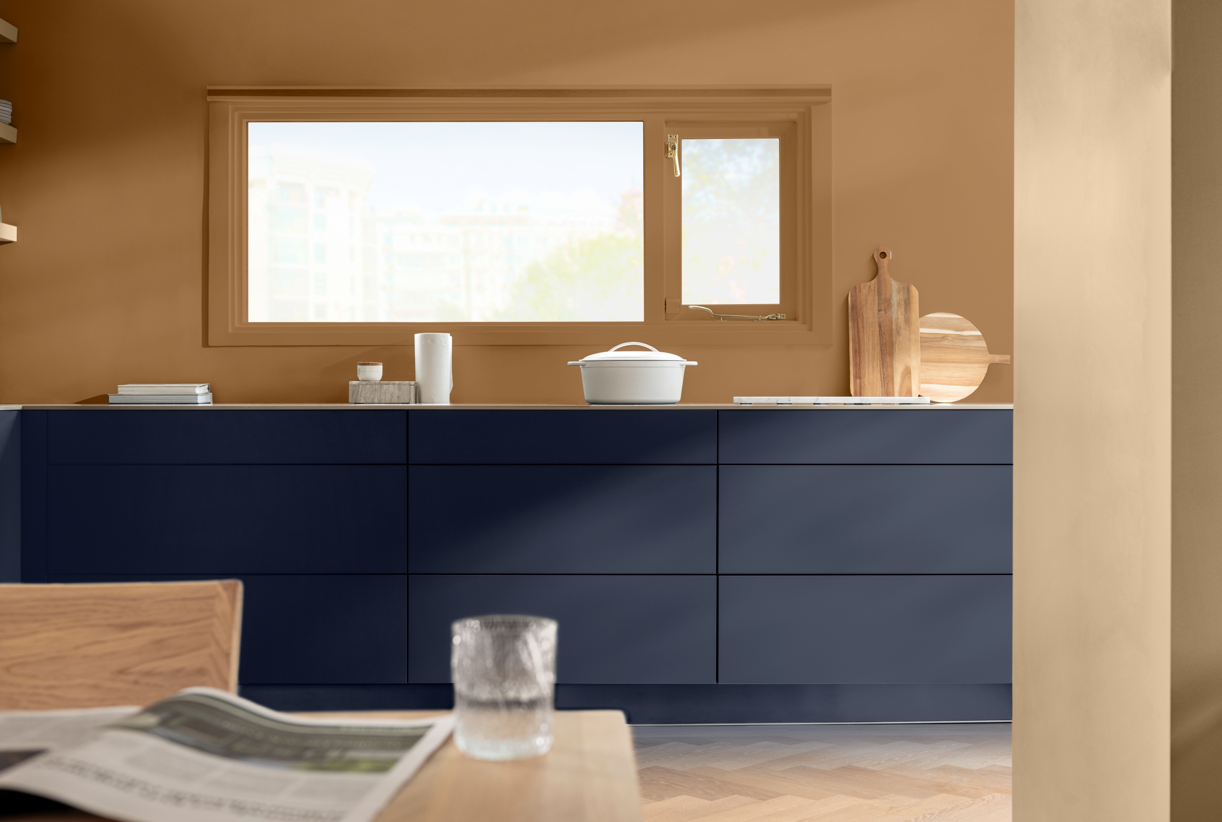 For the first time, Dulux has unveiled three Colours of the Year with the Rhythm of Blues collection based around a trio of signature indigos.