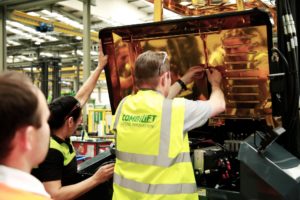 Now on an exciting European tour, Combilift’s milestone 100,000th forklift is up for grabs whilst also raising awareness for a life-changing cause.