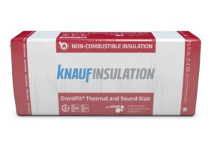 Billed as a product “made for merchants” to offer, Knauf Insulation has launched OmniFit Thermal and Sound Slab - an alternative to low-density rock mineral wool insulation said to offer superior thermal performance and complete with Quiet Mark certification.