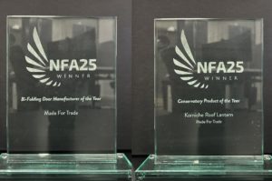 Made for Trade and the Korniche brand have done it again, celebrating a further two National Fenestration Awards.