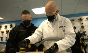 PBM visits Mirka UK’s offices in Milton Keynes to discuss the importance of dust-free surface preparation, focusing on the company’s training provision and merchant support services.