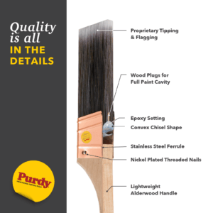 Purdy's Andy Cummins outlines how both productivity and quality of finish can be achieved with the right painting and decorating tools.