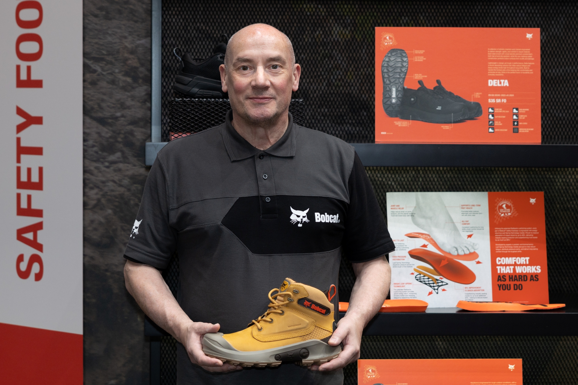 Overland Shoes kicks off Bobcat Safety Footwear launch with experienced team