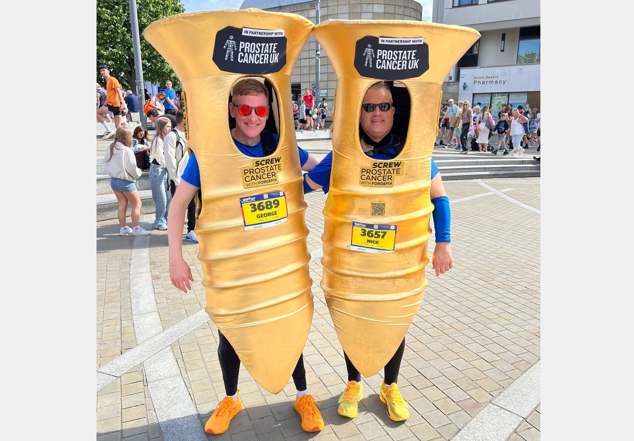 Marathon achievement for ForgeFix team in campaign to ‘Screw Prostate Cancer’