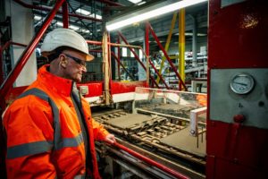 Construction has begun on wienerberger’s fully electric tunnel kiln for clay roof tiles at its Broomfleet site in East Yorkshire.