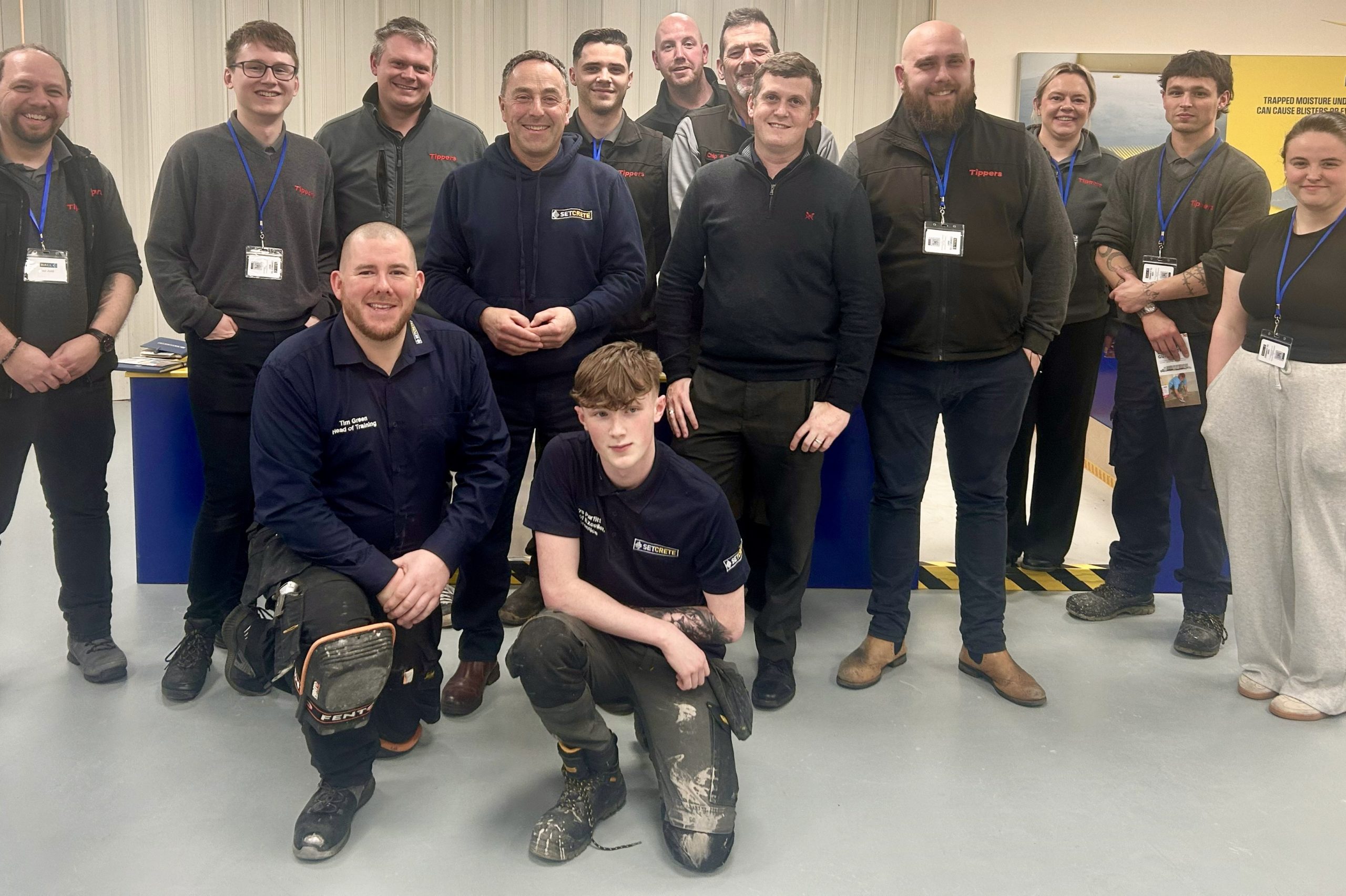 Tippers staff “praise bespoke training” from Setcrete