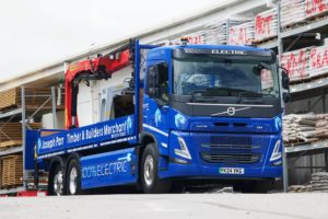 Joseph Parr in Bradford is running a Volvo FM Electric 6x2 rigid, believed to be the first zero‑tailpipe heavy‑duty truck in builders’ merchant operation in the UK. PBM looks at how the vehicle came into service and how it is performing on the job.