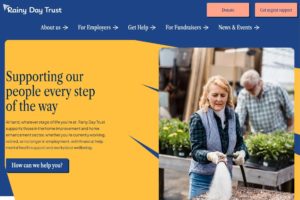 The Rainy Day Trust has launched a new brand identity and website to mark its evolution from “crisis-only support to being at hand at every step of a working life.”