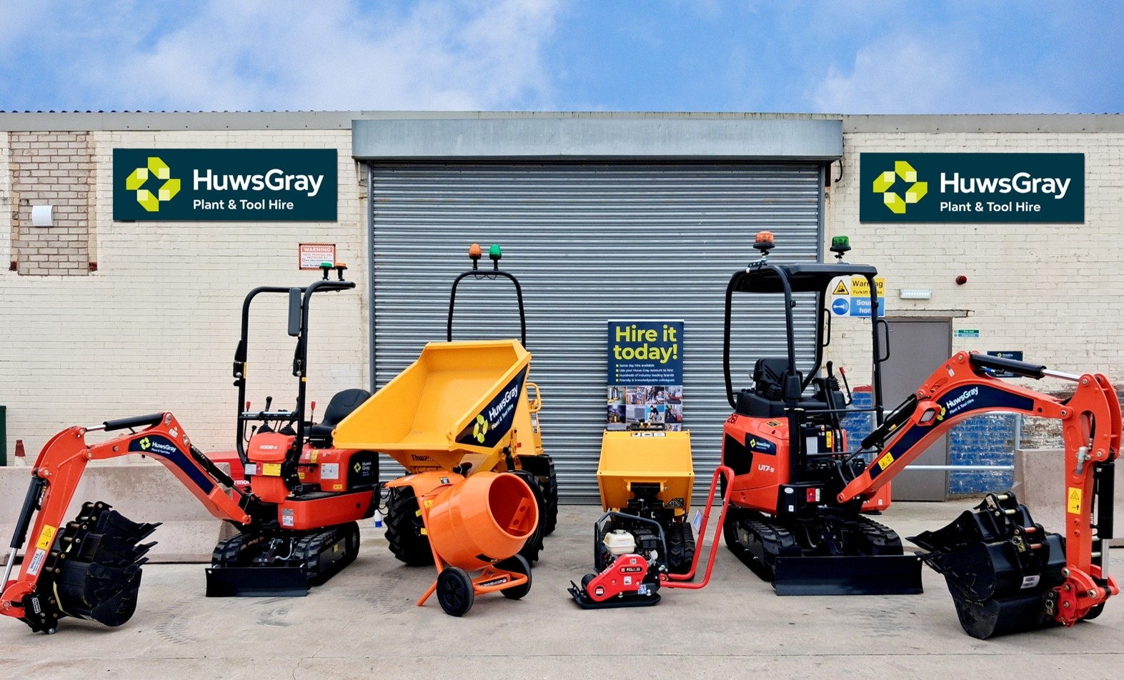 Plant and Tool Hire comes to Huws Gray Fleetwood